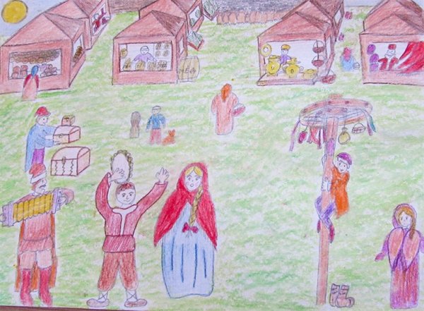 Ярмарка рисунок