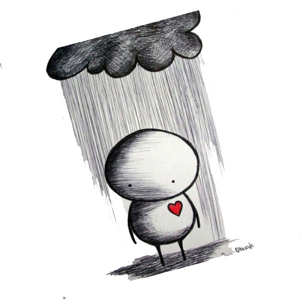 Грустные рисунки