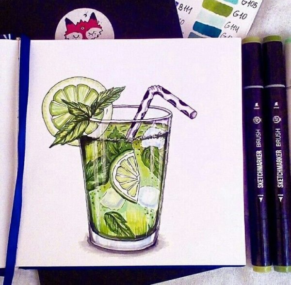 Рисунки в скетчбук легкие