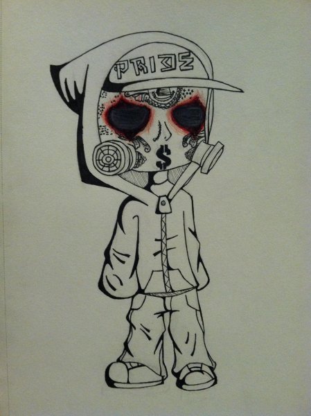 Рисунки граффити легко