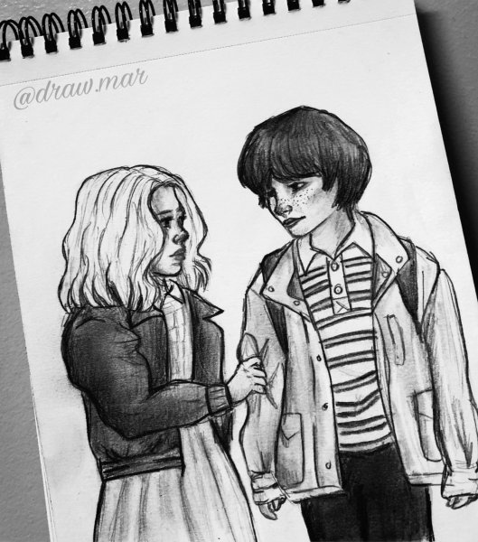 ОСД рисунки оди и Майк