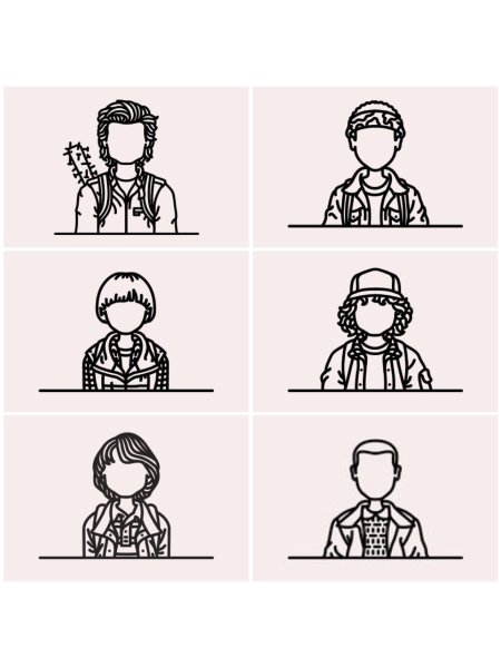 Очень странные дела рисунки легкие