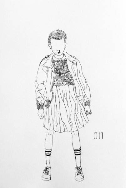 Раскраска очень странные дела