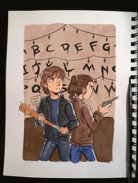 Нэнси Уилер и Джонатан Байерс арт