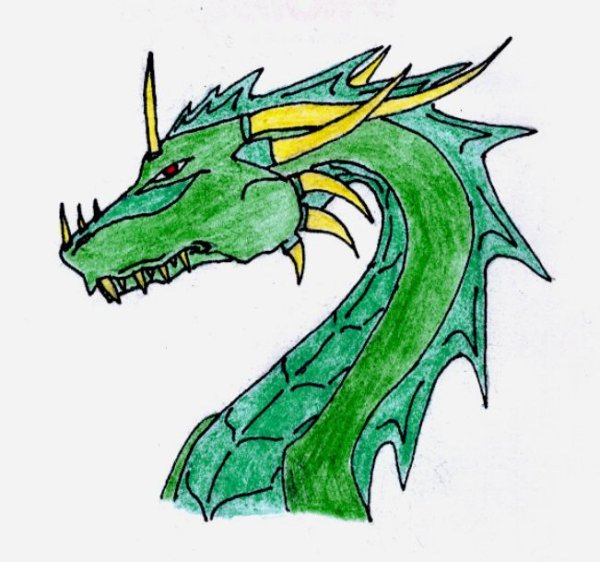 Картинки для срисовки драконы