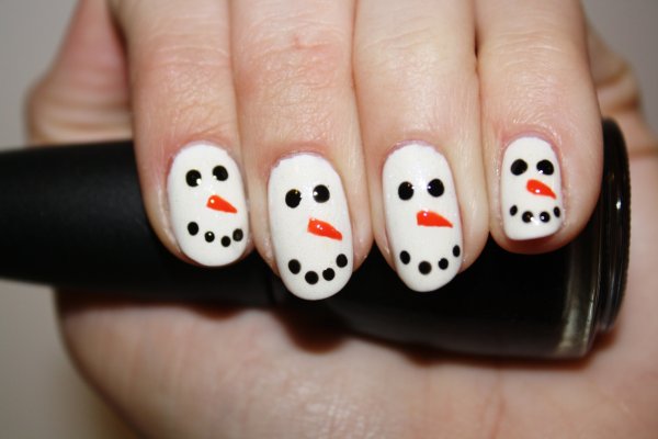 Ногти на новый год для детей