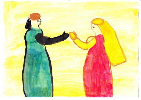 Иллюстрация к сказке Ашик Кериб