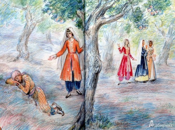 Ашик Кериб иллюстрации