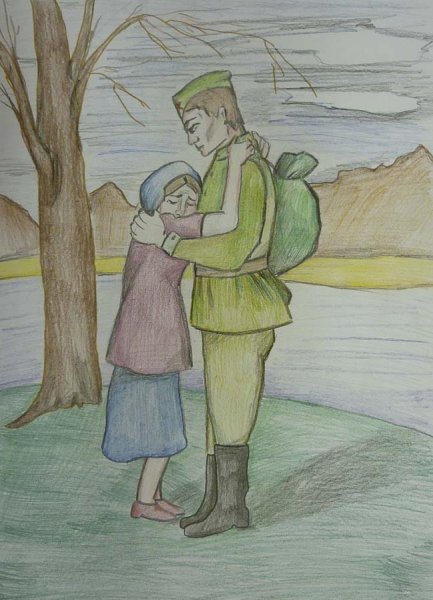 Детский рисунок про войну