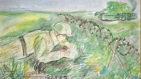 Рисунок солдату