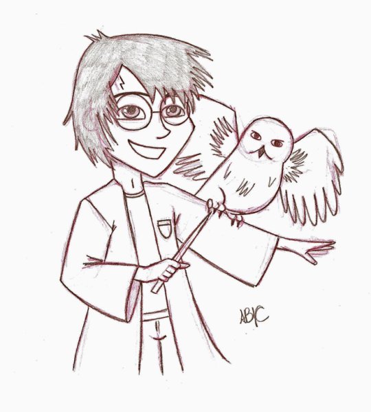 Гарри Поттер рисунки для срисовки