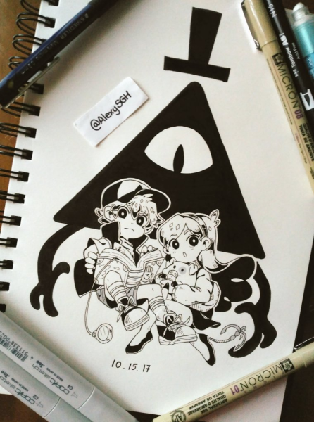 Идеи для оформления обложки скетчбука