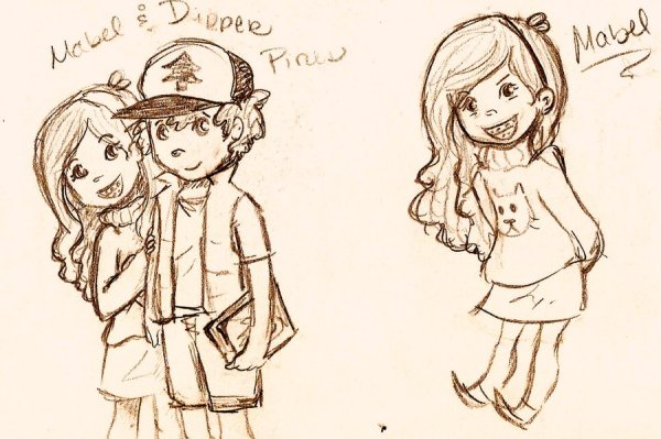 Мейбл из Гравити Фолз легко