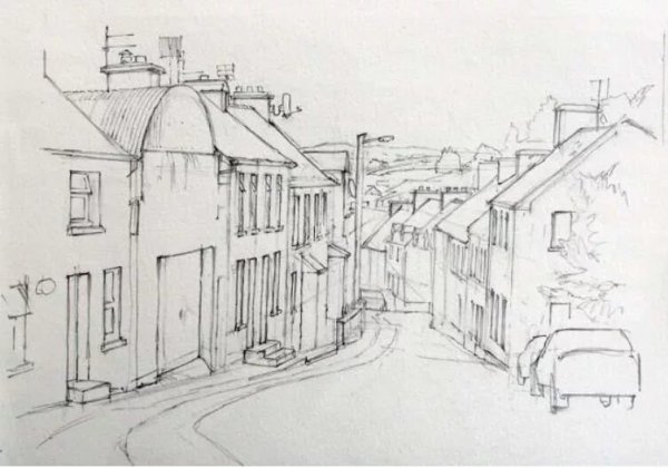 Городской пейзаж в перспективе