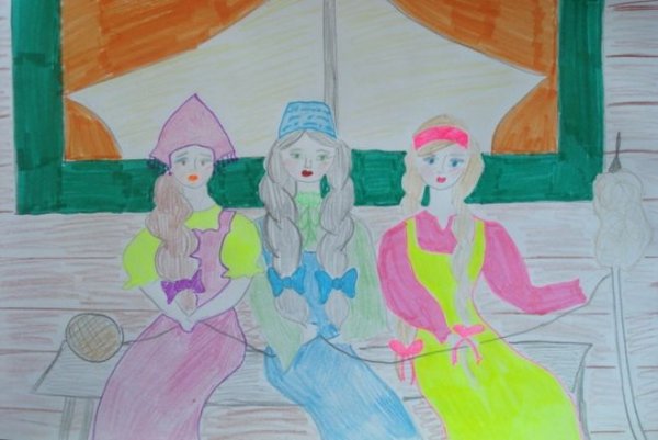 Рисунок 3 девицы под окном