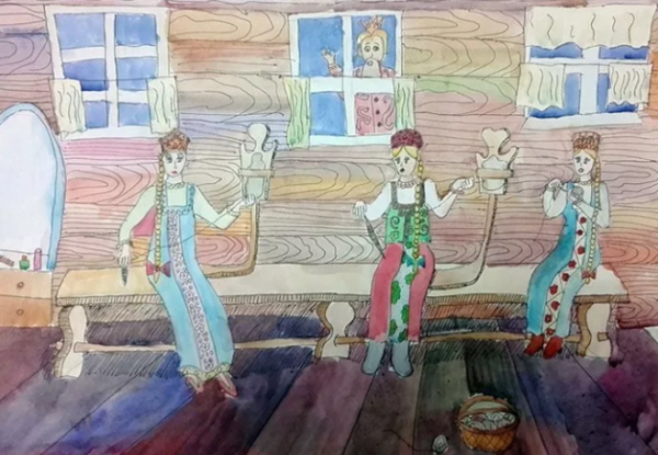 Рисунок 3 девицы под окном