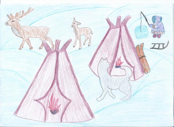 Моя Югра рисование