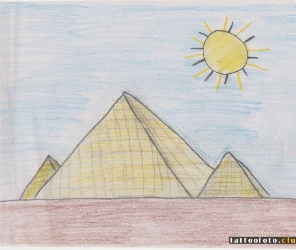 Рисунок на тему древний Египет 5 класс