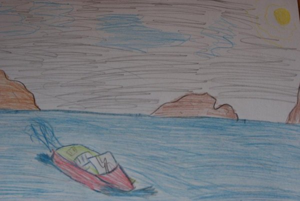 Детские рисунки озера Байкал