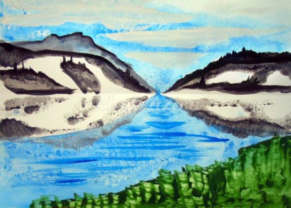 Байкал для рисования