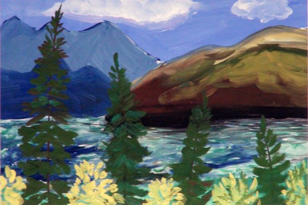 Байкал рисунок