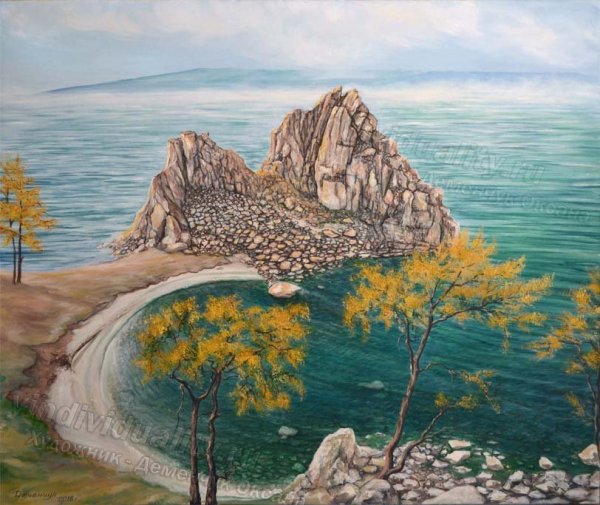 Рисунок на тему озеро