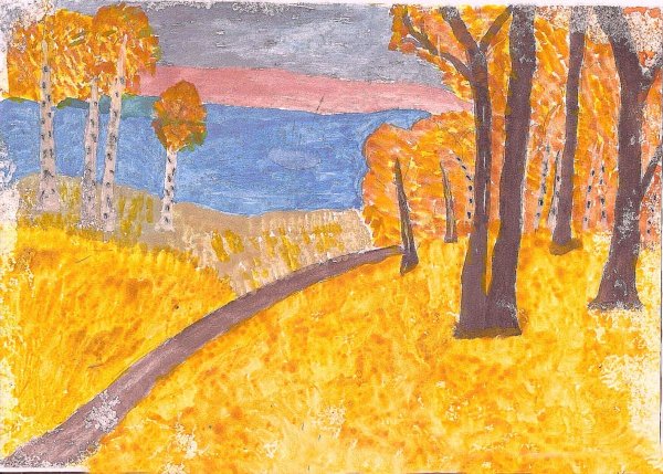 Рисование Золотая осень