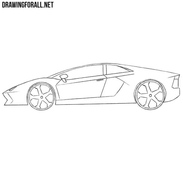 Lamborghini Huracan сбоку