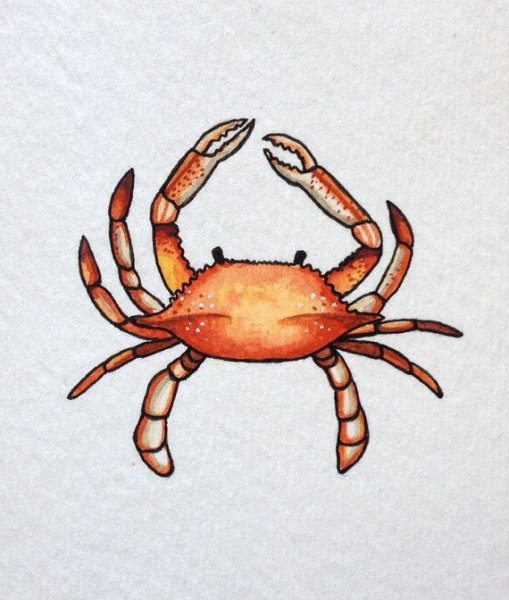 Нарисовать краба