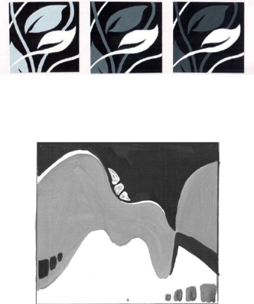 Двухтоновая ахроматическая композиция