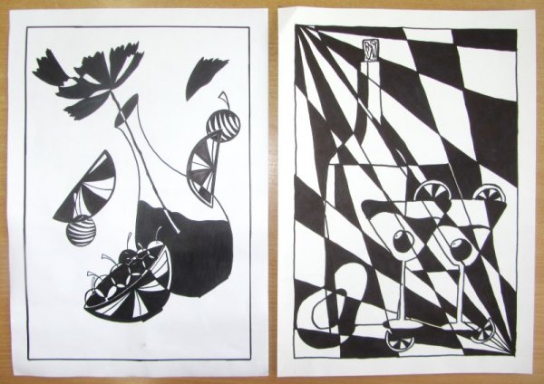 Ахроматический контраст картины Пикассо