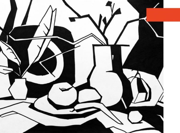 Ахроматический контраст картины Пикассо