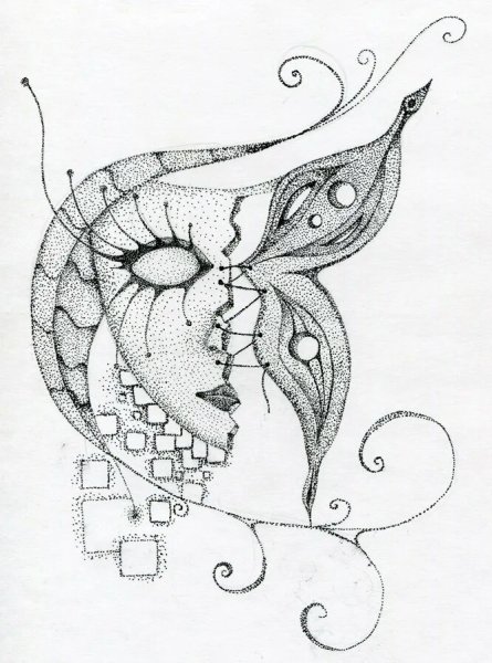 Лайнворк геометрия эскизы