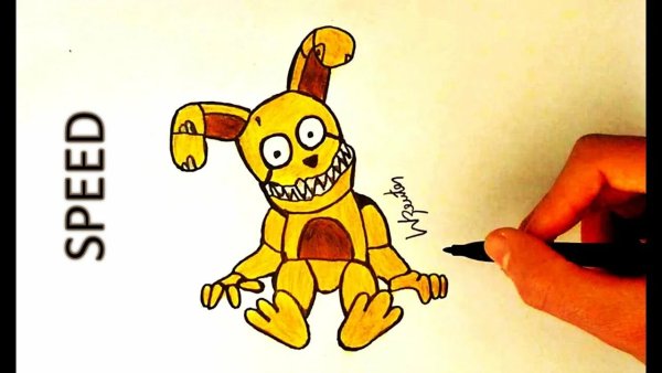 FNAF Mangle раскраска