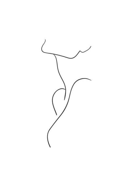 Контурные рисунки одной линией