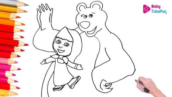 Маша рисование