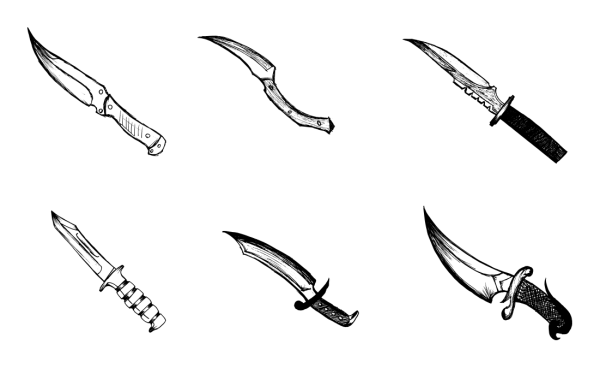 Рисунки стендофф2 ножи