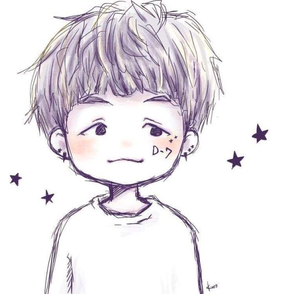 БТС для срисовки Чонгук