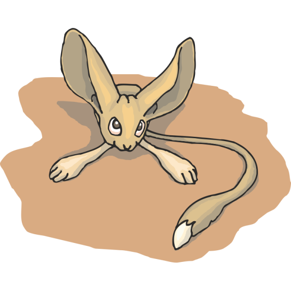 Тушканчик рисунок милый