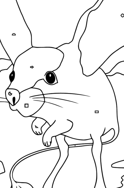 Тушканчик рисунок