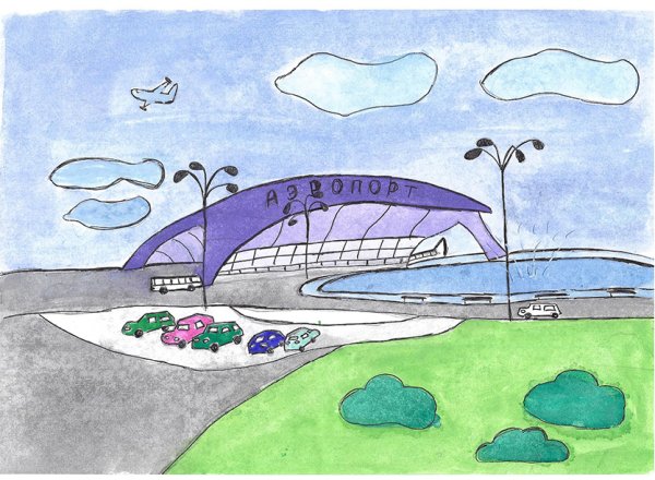 Школа будущего рисунки детей