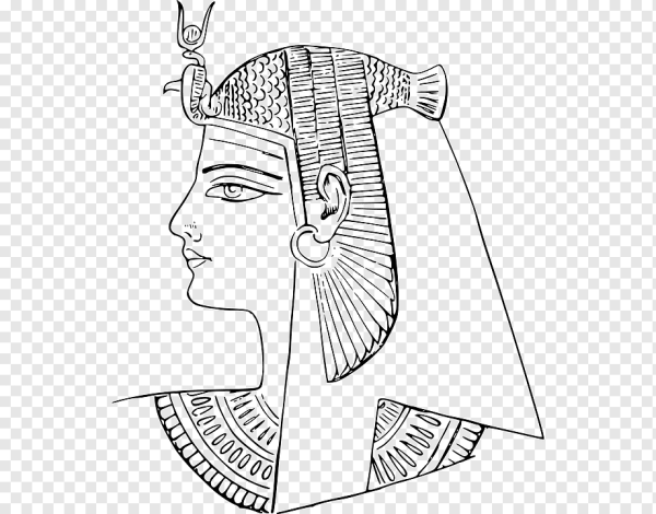Фараон Египет рисунок Клеопатра