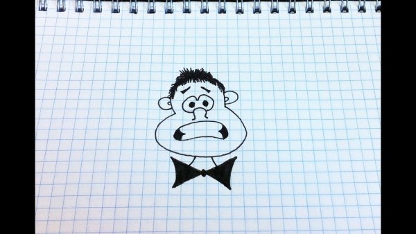 Рисунки в тетрадку легкие