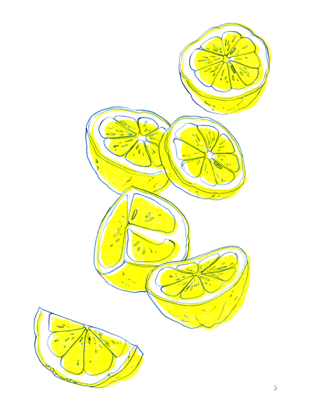 Лимон скетч