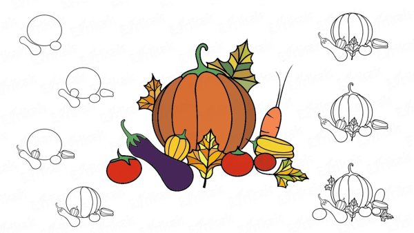 Рисование дары осени