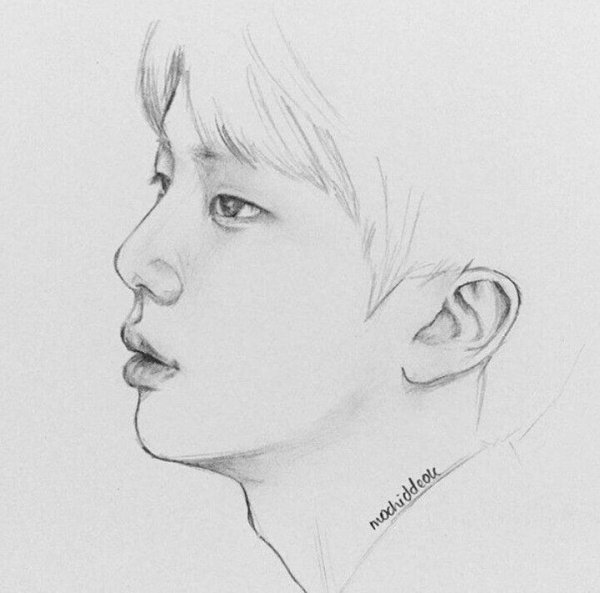 БТС для срисовки Джин