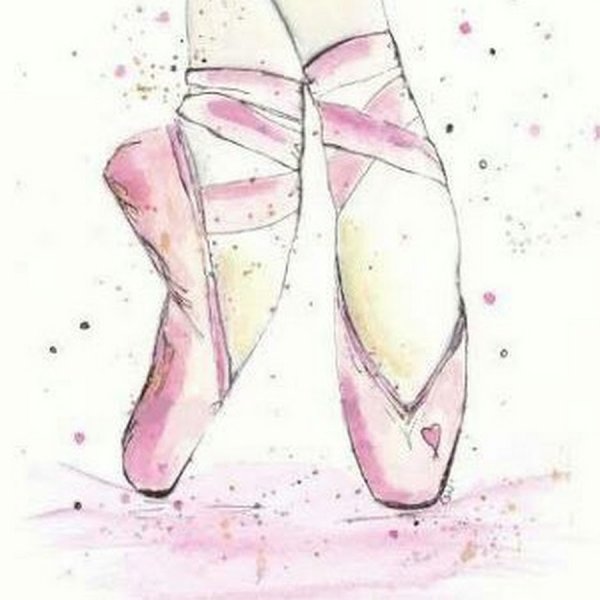 Пуанты для срисовки