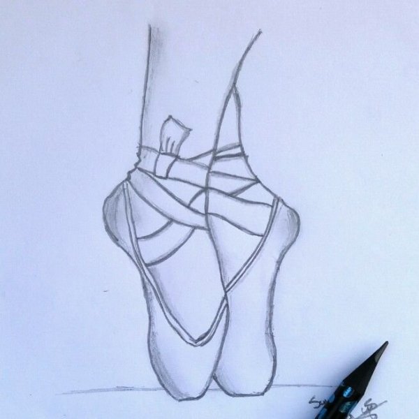 Пуанты карандашом