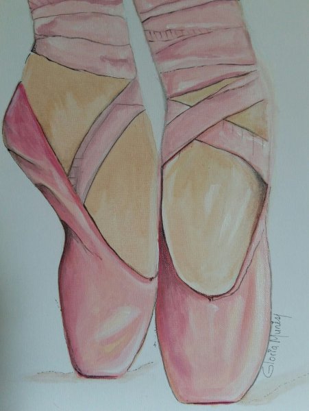 Обувь карандашом