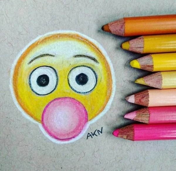 Рисунки цветные легкие